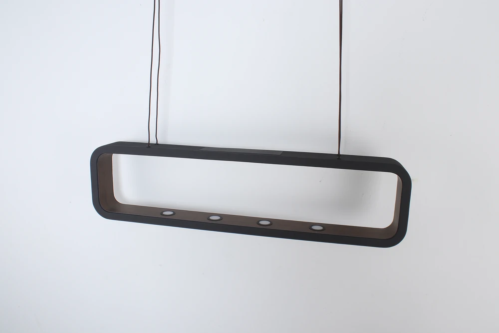 מנורת תלייה גייט GATE 50W WOOD COFFEE עם 2 הדלקות