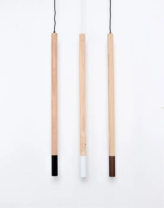 גוף תאורה מנורת תלייה ROLAN 7W 3007-500 משולב עץ אלון OAK טבעי