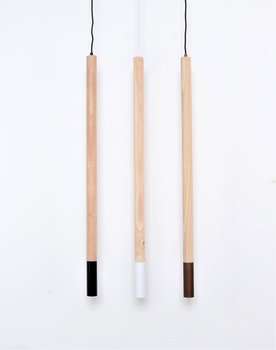 גוף תאורה מנורת תלייה ROLAN 7W 3007-700 משולב עץ אלון OAK טבעי