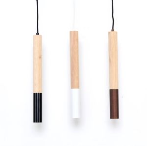 גוף תאורה מנורת תלייהROLAN 7W 3007-300 משולב עץ אלון OAK טבעי