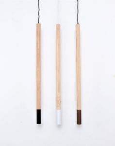 גוף תאורה מנורת תלייה ROLAN 7W 3007-700 משולב עץ אלון OAK טבעי